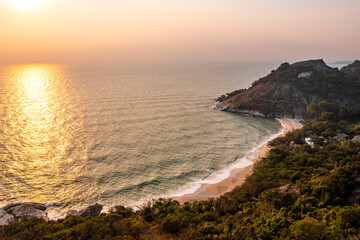 Big Buddha over the Khao Tao reservoir in Hua Hin, in Prachuap Khiri Khan, Thailand