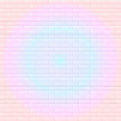 summer pastel rainbow ray backdrop brick wall abstract background wallpaper pattern vector illustration