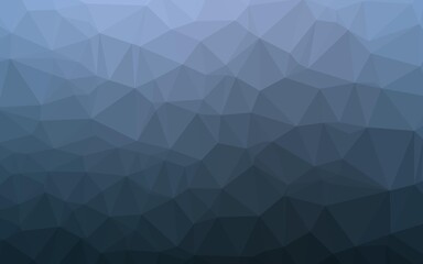Light BLUE vector blurry triangle template.