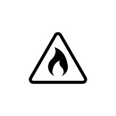 Flammable liquid icon