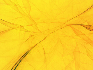 Fototapeta premium yellow abstract fractal background 3d rendering illustration