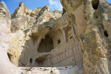 Cappadocia Turcja świątynia wykuta w skale