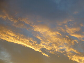 clouds at sunset