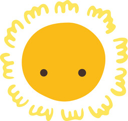 flower draw cartoon cute icon
