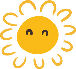 flower draw cartoon cute icon
