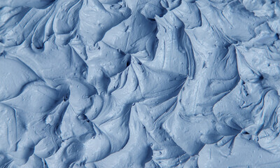 Obraz premium Clay texture spa mask for face and body. Selective focus.