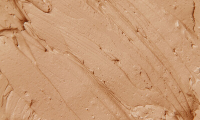 Clay texture spa mask for face and body. Selective focus.