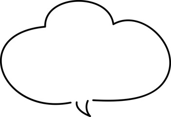 speech bubble cartoon comic