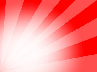 Red corner graphic background rays design
