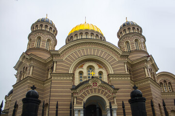 Riga Orthodox Cathedral in Riga, Latvia
