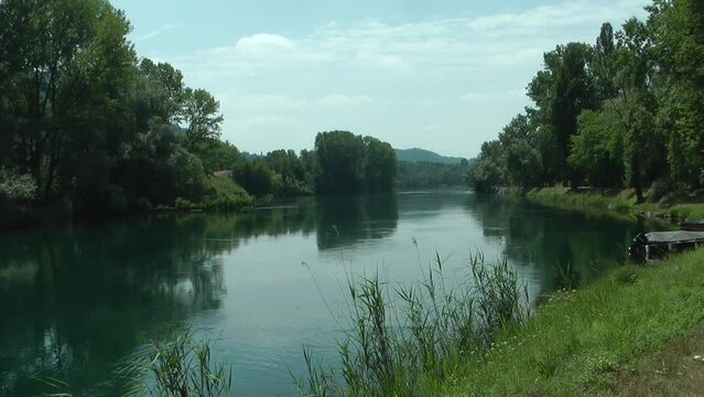 Adda river, near Brivio (Italy)