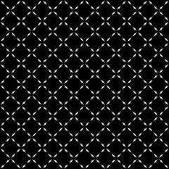 Naklejka premium Small white floral on a black background. Oriental all over design. Geometric vector seamless pattern. Floral medallion printing block. Retro style home textile, wallpaper, phone case, fabric cloth an