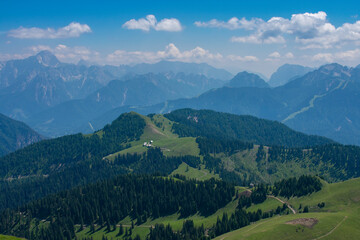 Alpi carniche, vista dal Monte Osternig (Oisternig)