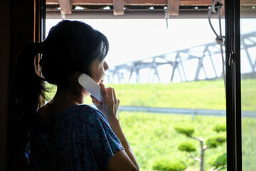 Fototapeta premium 固定電話