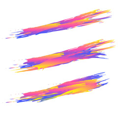 colorful paint strokes