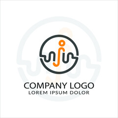 Modern branding logo design