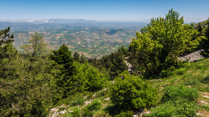 Sicilian Spring Countryside Hill Landscape