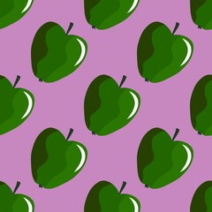Autumn seamless apples pattern for fabrics and textiles and packaging and gifts and linens and kids