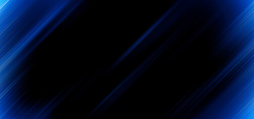 Obraz premium abstract blue and black are light pattern with the gradient is the with floor wall metal texture soft tech diagonal background black dark clean modern.