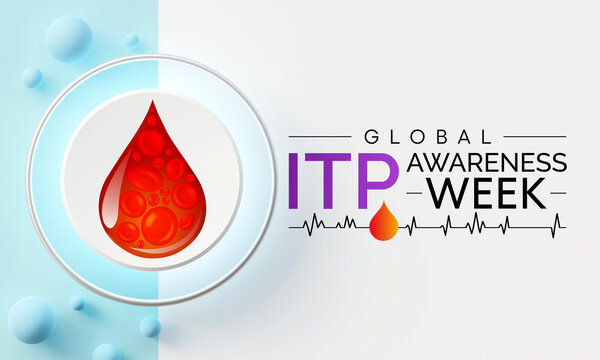 ITP (Immune thrombocytopenic purpura) awareness week is observed every year in September,  it is a blood disorder characterized by a decrease in number of platelets in the blood. 3D Rendering