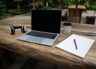 laptop and coffee