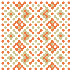 Multicolor truchet tiling connections illustration