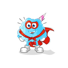 cotton candy heroes vector. cartoon character