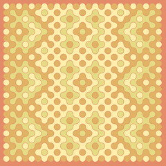 Multicolor truchet tiling connections illustration