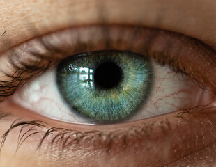 Auge Nahaufnahme, Iris
