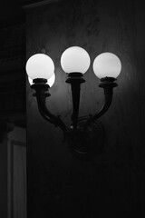 street lamp in the night