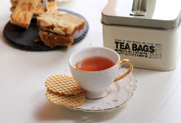 Tea with Biscuit, Concept Afternoon Tea Party