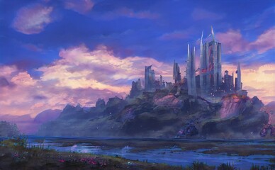 incredibly beautiful background, oil painting, realistic picture, fantasy backdrop, beautiful nature backdrop