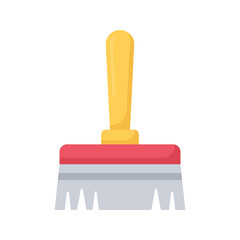 Broom vector flat icon for web isolated on white background EPS 10 file