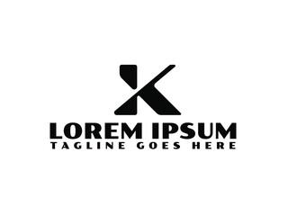 K home logo. K letter house architect real estate logo premium vector