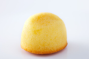 Small cookie isolated on white background