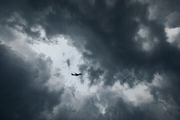Dramatic storm clouds in Daytona Beach