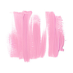 Pink brush stroke paint creative design. Make-up texture background. Image. 