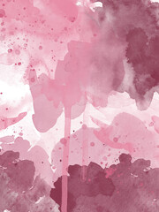 pink colored watercolor background space for text