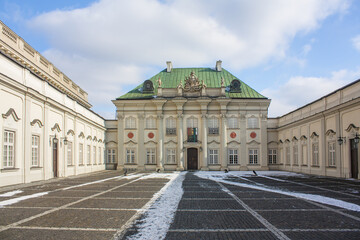 Copper-Roof Palace (Pod Blacha Palace) - State Museum and Exhibition Hall in Old Town in Warsaw, Poland