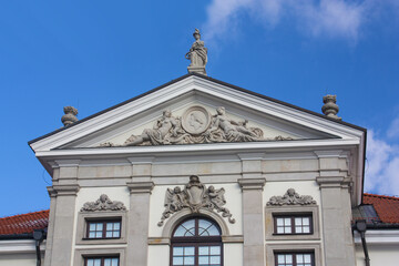 Fototapeta na wymiar Frederic Chopin Museum (Ostrogski Palace) in Warsaw, Poland
