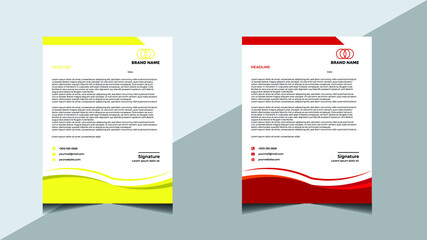 Professional Letterhead Design Template