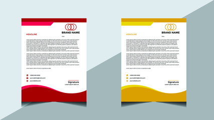 Professional Letterhead Design Template