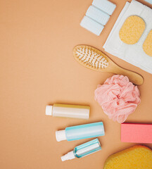 soap and towel. Spa concept. Wellness. Life. Aroma