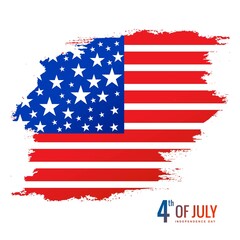 American 4th of july us flag celebration background