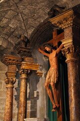 Obraz premium The old center of the bitonto town with his cathedral