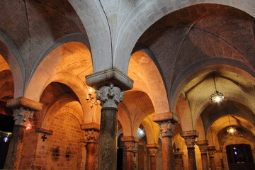 The old center of the bitonto town with his cathedral