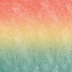 Red, yellow and green gradient texture pattern, colorful vintage design. Abstract watercolor texture for wallpaper or background. Soft colored pastel texture.