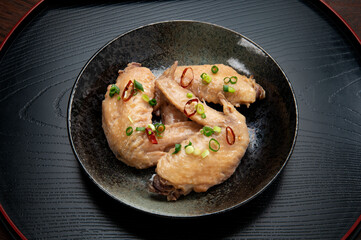 鶏手羽先の煮物
