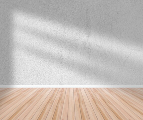 cement room background and wooden floor light and shadow decoration abstract wallpaper backdrop