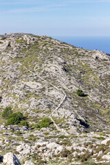 View of the mountains near Valldemosa in Mallorca (Balearic islands)